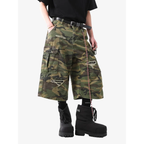Jorts Men Camo Baggy Cargo Shorts Streetwear