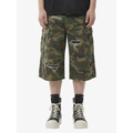 Jorts Men Camo Baggy Cargo Shorts Streetwear