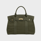 Large Tote Handbag - Contrast Stitching - Boat Design