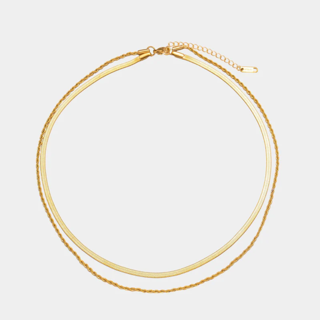 Layered Necklace Chocker Women