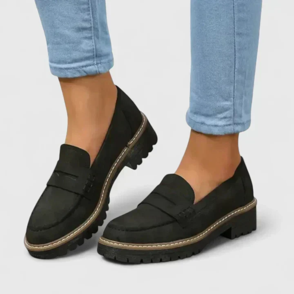 Loafers Women Chunky Platform Thick Sole