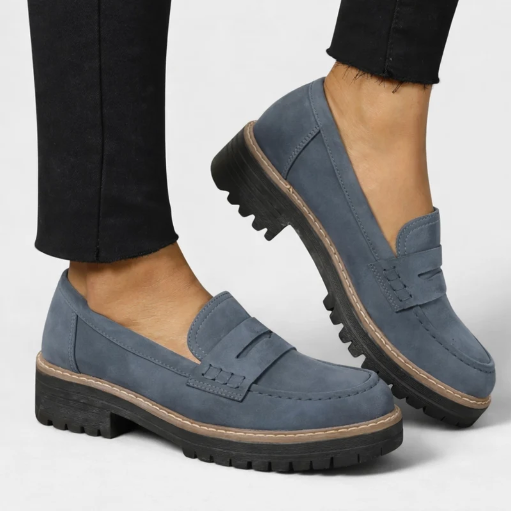 Loafers Women Chunky Platform Thick Sole