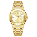 Men's Lightweight Watch - Steel - Sunburst Dial, Day & Date