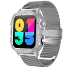 Men's Rugged Smart Watch Mesh Bracelet - Outdoor - Connected