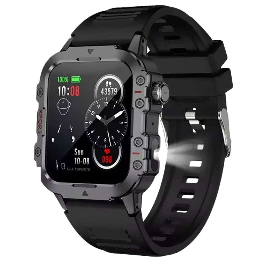 Men's Rugged Smart Watch - Outdoor - Bluetooth