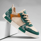 Mens Sneaker Laced - Mesh Upper - Rubber Sole