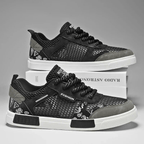 Mens Sneaker Laced - Mesh Upper - Rubber Sole