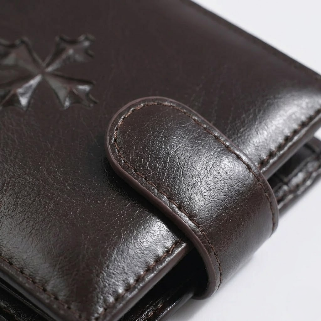 Men's Wallet Cross Print Card holder-Tithesource-