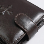 Men's Wallet Cross Print Card holder-Tithesource-