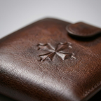 Men's Wallet Cross Print Card holder-Tithesource-