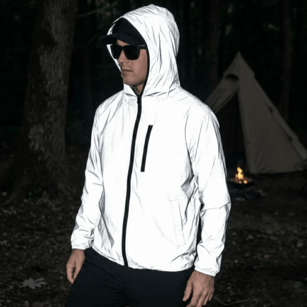 Outdoor Jacket - Waterproof Reflective Lightweight Shell