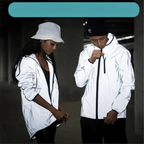 Outdoor Jacket - Waterproof Reflective Lightweight Shell