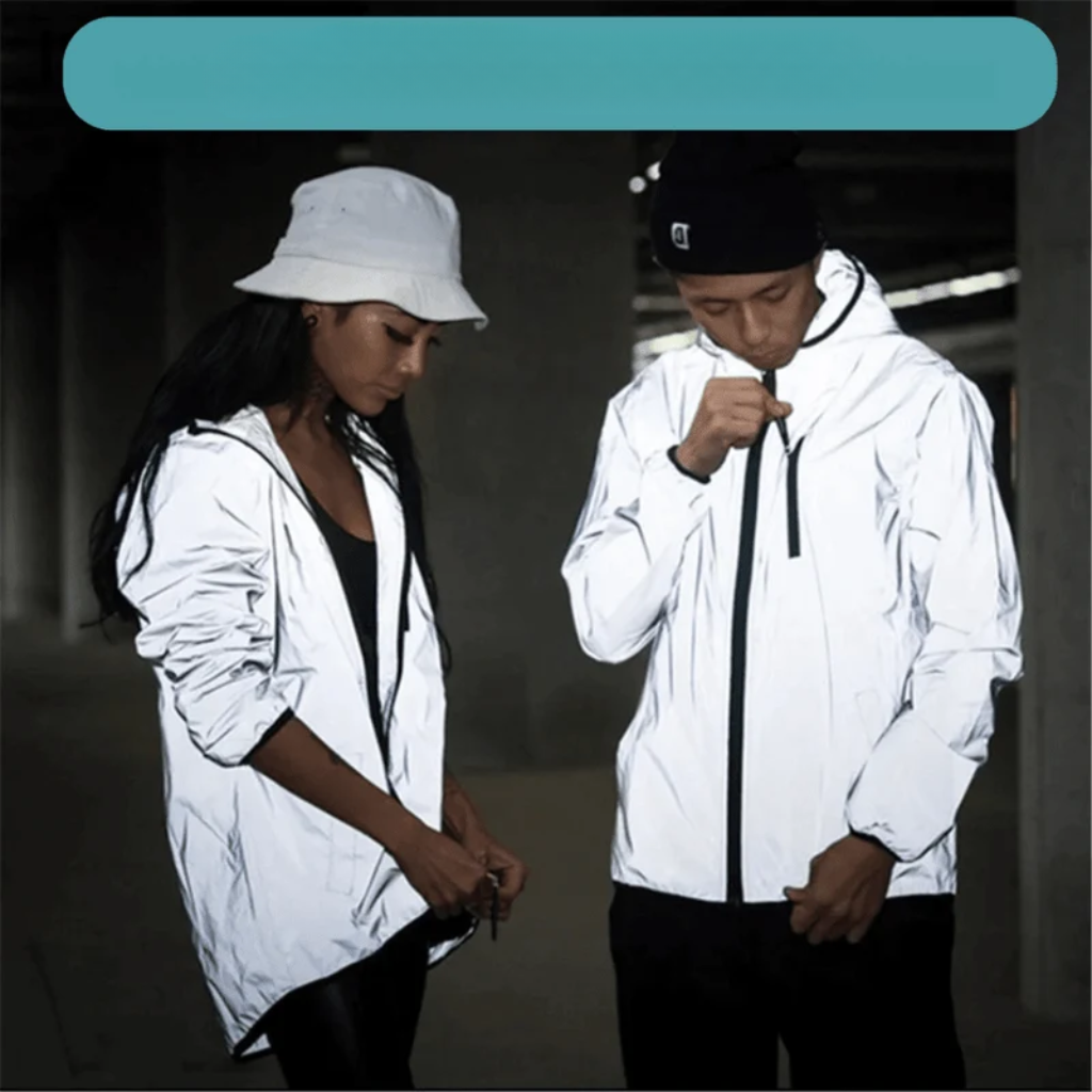 Outdoor Jacket - Waterproof Reflective Lightweight Shell