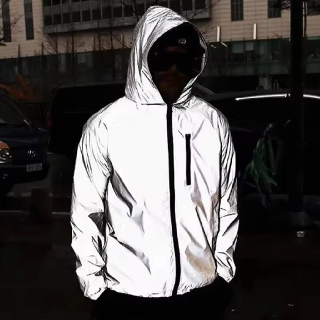 Outdoor Jacket - Waterproof Reflective Lightweight Shell
