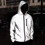 Outdoor Jacket - Waterproof Reflective Lightweight Shell