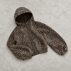 Oversized Cheetah Hoodie - Zip up