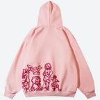 Oversized Graphic Hoodie - Streetwear Pullover Sweatshirt-Tithesource-