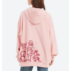 Oversized Graphic Hoodie - Streetwear Pullover Sweatshirt-Tithesource-