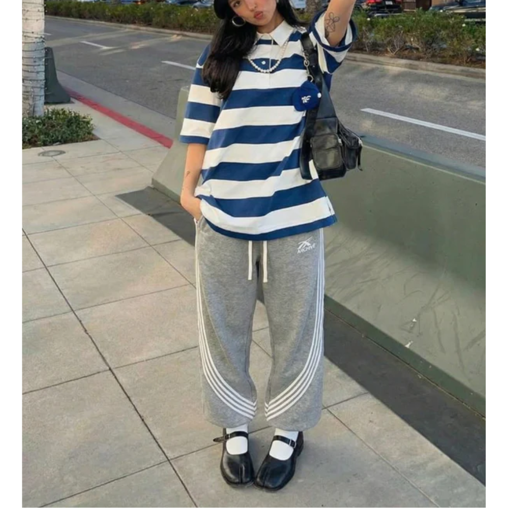 Oversized Joggers - Y2K Streetwear Sweatpants-Tithesource-