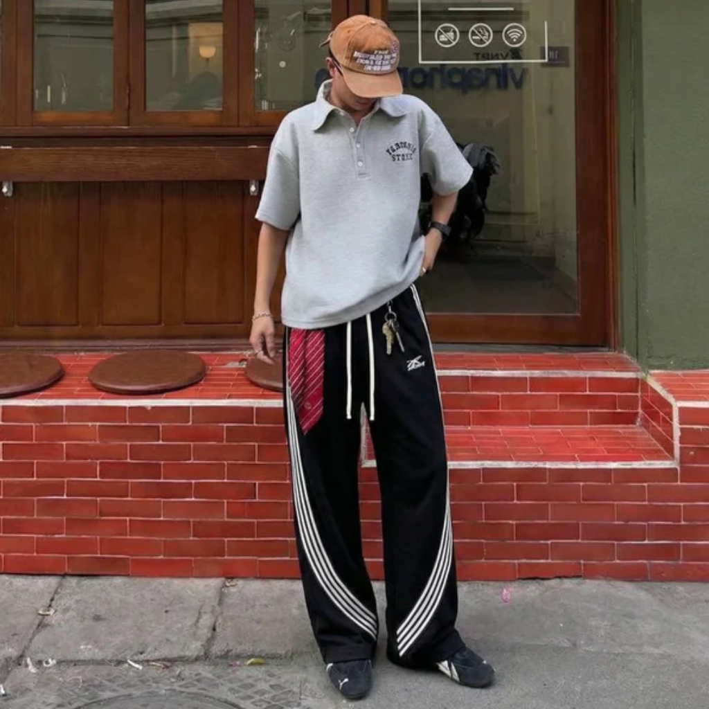 Oversized Joggers - Y2K Streetwear Sweatpants-Tithesource-