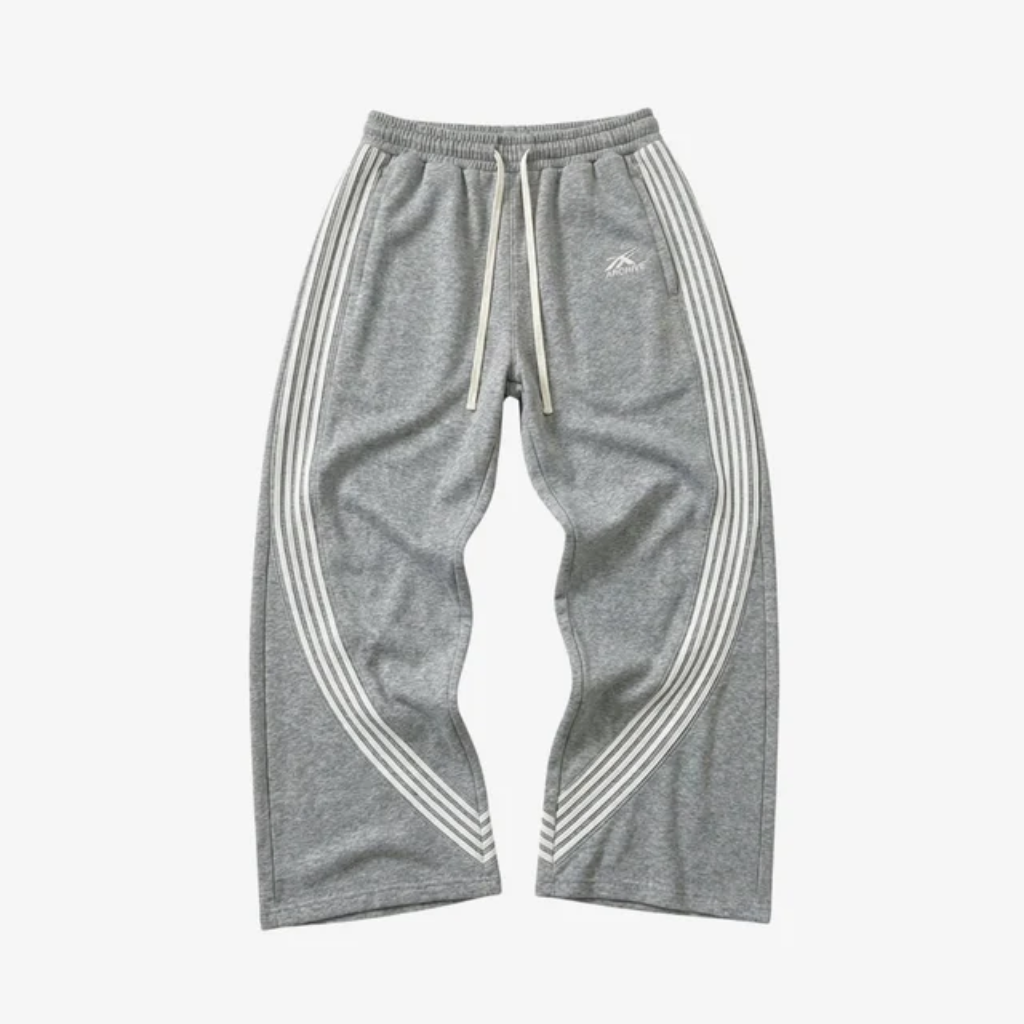 Oversized Joggers - Y2K Streetwear Sweatpants-Tithesource-Gray-S-