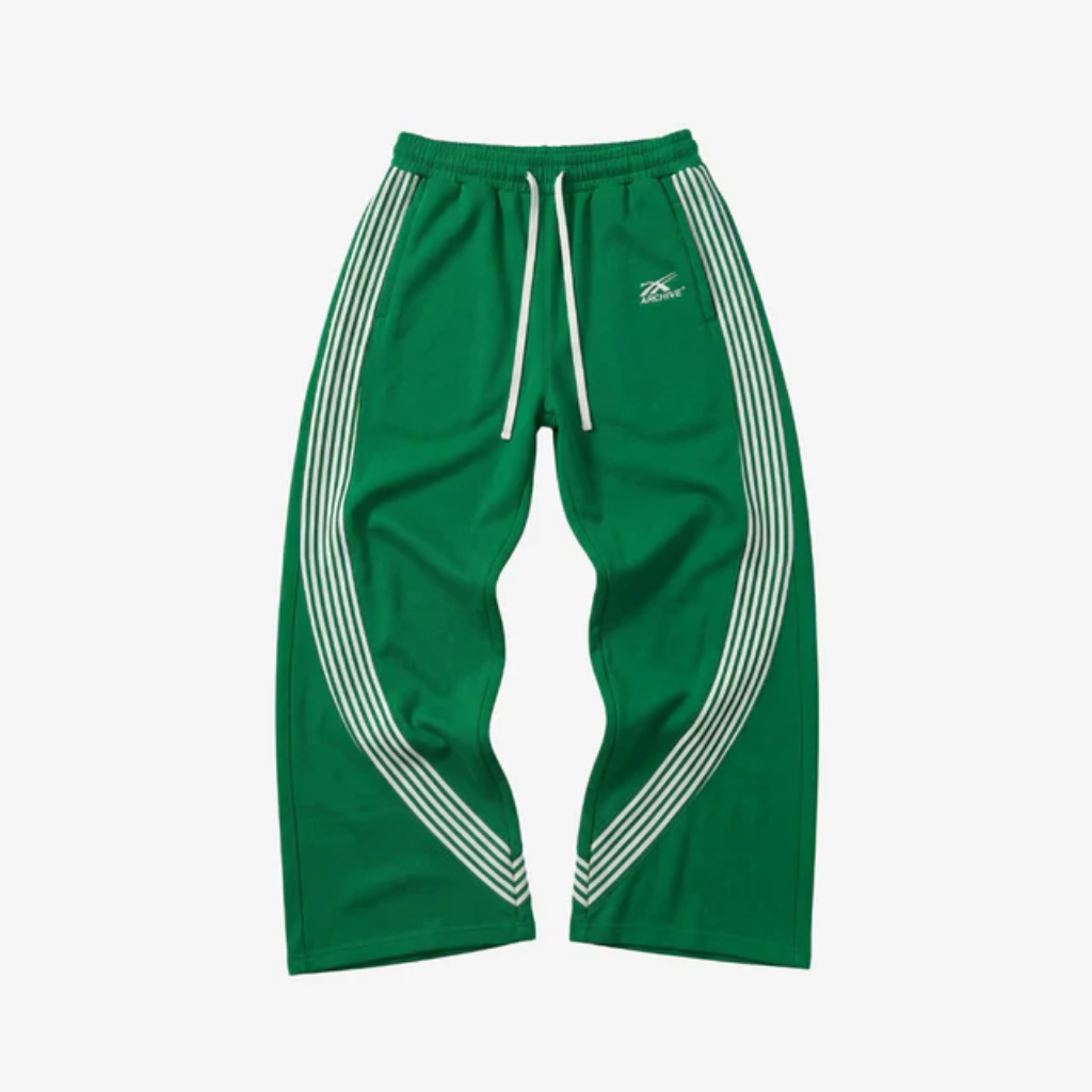 Oversized Joggers - Y2K Streetwear Sweatpants-Tithesource-Green-S-