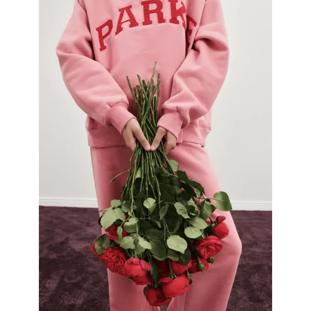 Oversized Varsity Sweatshirt Women Crewneck Streetwear