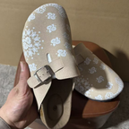 Paisley Print Clogs