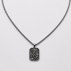 Saint Michael Necklace Pendant Stainless Steel Archangel Protection Men