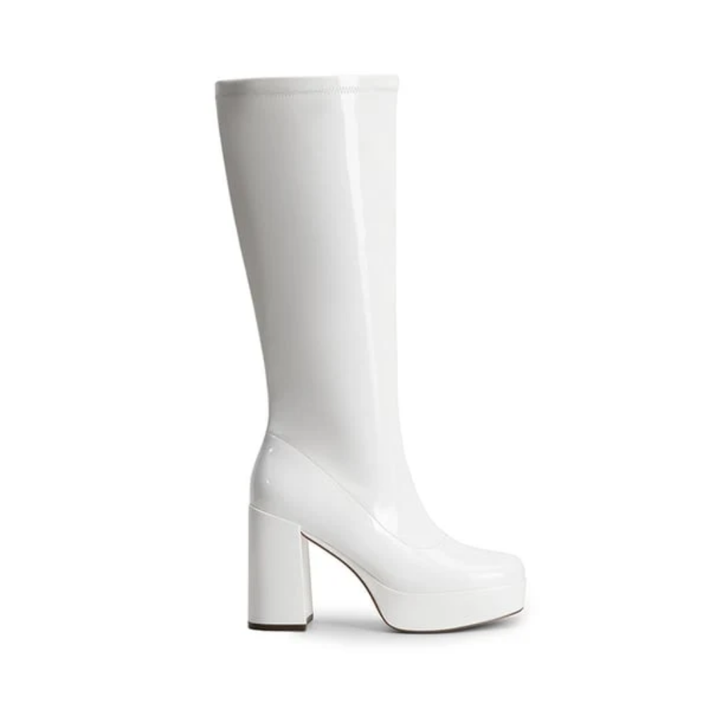 Platform Boots Women Knee High Chunky Y2K Goth