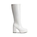 Platform Boots Women Knee High Chunky Y2K Goth