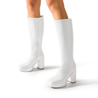 Platform Boots Women Knee High Chunky Y2K Goth