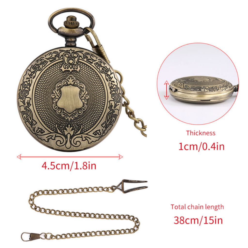 Pocket Watch - Vintage with Chain