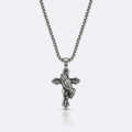 Praying Hands Vintage Cross Pendant Necklace