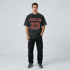 Psalm 23 Christian Washed T-Shirt-Tithesource-