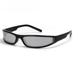 Rectangle Sunglasses - Slim Narrow Y2K Retro Shades
