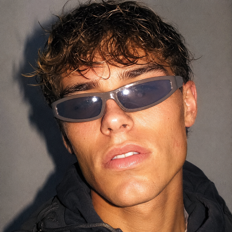 Rectangle Sunglasses - Slim Narrow Y2K Retro Shades