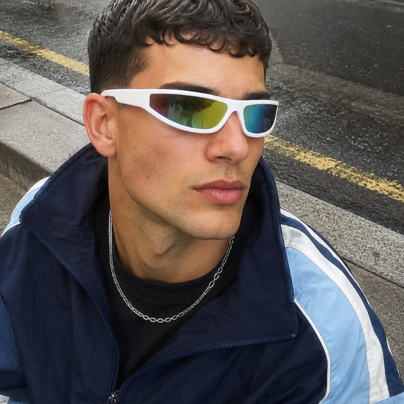 Rectangle Sunglasses - Slim Narrow Y2K Retro Shades