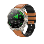 Rugged Smart Watch Leather Bracelet - GPS - Outdoor - 5ATM