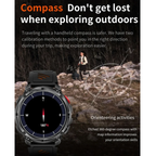 Rugged Smart Watch Silicone Band - GPS - Outdoor - Waterproof