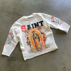 Saint Michael Longsleeve T-Shirt | Oversized Streetwear-Tithesource-
