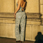 Y2k Angel Baggy Jeans Retro Streetwear Cupids Arrow-Tithesource-