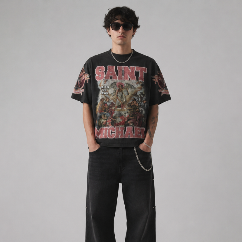 Saint Michael T-Shirt | Oversized Streetwear