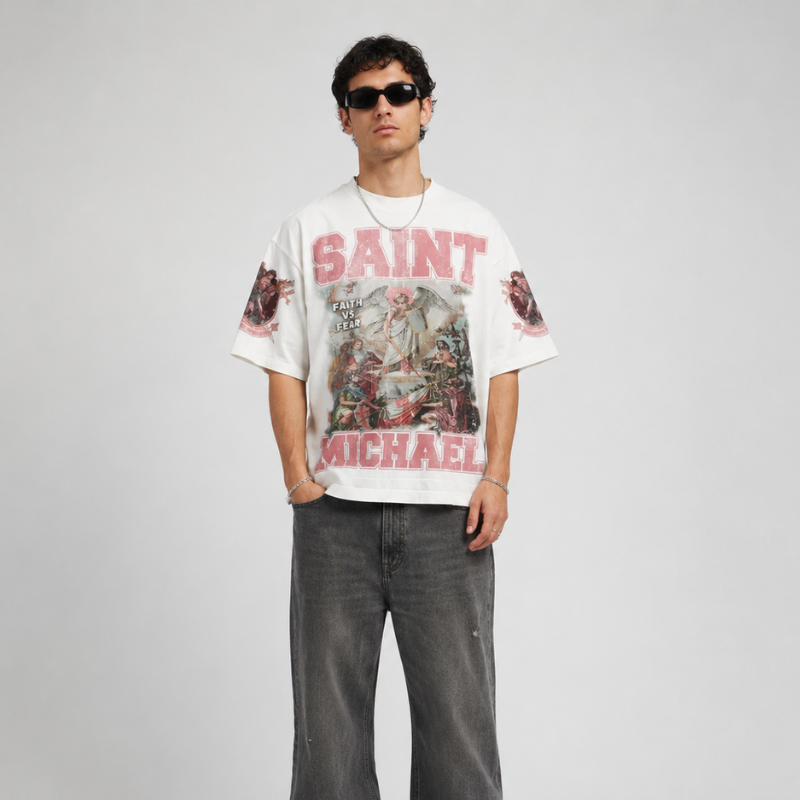 Saint Michael T-Shirt | Oversized Streetwear