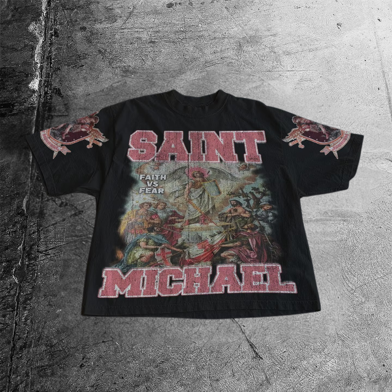 Saint Michael T-Shirt | Oversized Streetwear