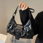 Shoulder Bag Womens Y2K Hobo Purse Faux Leather Handbag