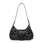 Shoulder Bag Womens Y2K Hobo Purse Faux Leather Handbag
