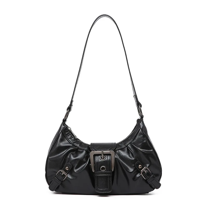 Shoulder Bag Womens Y2K Hobo Purse Faux Leather Handbag