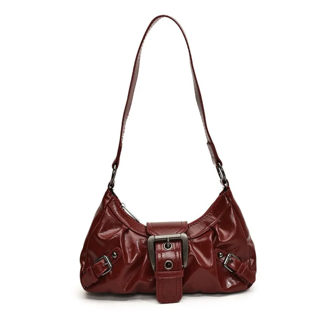Shoulder Bag Womens Y2K Hobo Purse Faux Leather Handbag