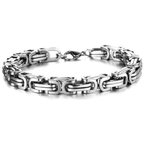 Silver Byzantine Chain & Bracelet